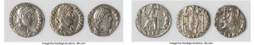 ANCIENT LOTS. Roman Imperial. Lot of three (3) AR siliquae. VF-Choice VF. Includes: Three Roman Imperial AR siliquae, various emperors and types. Tota...