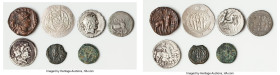 ANCIENT LOTS. Mixed. Lot of seven (7) AR and AE issues. VG-VF. Includes: Four AR and three AE issues, various eras, regions, rulers, and types. Total ...