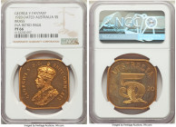 George V Pair of Certified Proof INA Retro Fantasy Issue 5 Shillings 1920-Dated NGC, 1) brass 5 Shillings - PR66, KM-X1a 2) silver 5 Shillings - PR63 ...