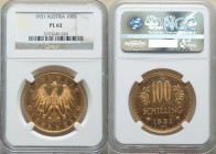 Republic gold Prooflike 100 Schilling 1931 PL62 NGC, Vienna mint, KM2842, Fr-520. AGW 0.6807 oz. 

HID09801242017

© 2022 Heritage Auctions | All Righ...