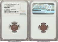 Anticosti Island copper Pattern 1/8 Penny 1870-Dated MS66 Brown NGC, London mint, KM-XPn1. Fully struck chocolate surfaces with violet and blue toning...
