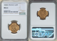 Napoleon III gold 20 Francs 1868-A MS61 NGC, Paris mint, KM801.1, Gad-1062. 

HID09801242017

© 2022 Heritage Auctions | All Rights Reserved