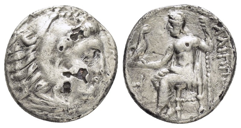 KINGS of MACEDON.Philip III.(323-317 BC).Drachm. Fourrée.

Weight : 3.4 gr
Di...