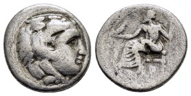 KINGS of MACEDON. Alexander III. The Great.(336-323 BC).Drachm.

Weight : 3.9 gr
Diameter : 16 mm