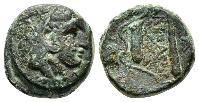 KINGS of MACEDON.Alexander III. (336-323 BC).Ae.

Weight : 4.8 gr
Diameter : 16 ...