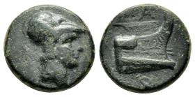 KINGS of MACEDON. Demetrios I Poliorketes.(306-283 BC). Ae.

Weight : 4.4 gr
Diameter : 16 mm