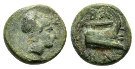 KINGS of MACEDON. Demetrios I Poliorketes.(306-283 BC). Ae.

Weight : 2.08 gr
Diameter : 12 mm