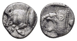 MYSIA.Kyzikos.(Circa 450-400 BC).Obol.

Weight : 1.2 gr
Diameter : 10 mm