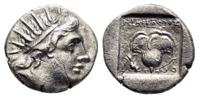 CARIA. Rhodes.(Circa 125-88 BC).Hemidrachm.

Weight : 2.6 gr
Diameter : 14 mm