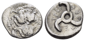 DYNASTS OF LYCIA. Perikles (Circa 380-360 BC). Tetrobol.

Weight : 2.5 gr
Diameter : 16 mm