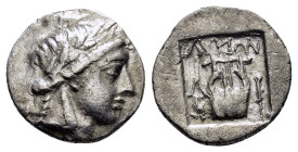 LYCIAN LEAGUE.Phaselis.(Circa 88-84 BC).Drachm.

Weight : 1.8 gr
Diameter : 14 mm