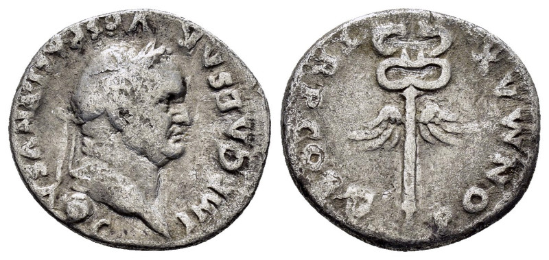 VESPASIAN.(69-79). Rome.Denarius.

Weight : 3.09 gr
Diameter : 19 mm