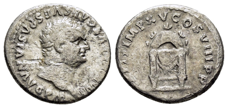 VESPASIAN.(69-79). Rome.Denarius.

Weight : 3.2 gr
Diameter : 18 mm