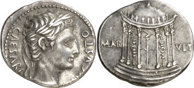 (18 a.C.). Octavio Augusto. Denario. (Spink 1623) (S. 190) (RIC. 105a). 3,70 g. MBC+.