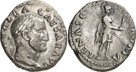 (68 d.C.). Galba. Denario. (Spink 2106) (S. 200) (RIC. 199). Escasa. 3 g. MBC.