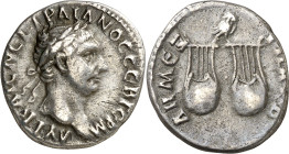 (98-99 d.C.). Trajano. Licia. Dracma. (S.GIC. 1046) (RPC. III, 2676). 3,17 g. MBC/MBC-.