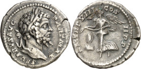 (200 d.C.). Septimio Severo. Denario. (Spink 6333) (S. 454) (RIC. 150). 3,19 g. MBC.