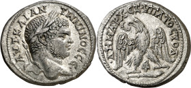 (213-217 d.C.). Caracalla. Siria. Tiro. Tetradracma. (S.GIC. 2679). 13,83 g. EBC-.