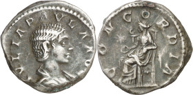 (220 d.C.). Julia Paula. Denario. (Spink 7655) (S. 6a) (RIC. 211). 3,95 g. MBC.