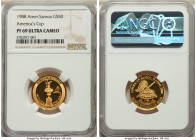 Republic gold Proof "America's Cup" 50 Dollars 1988 PR69 Ultra Cameo NGC, KM4. From the Archipelago Collection 

HID09801242017

© 2022 Heritage Aucti...