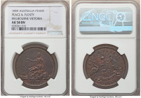 Melbourne. Victoria "Peace & Plenty" Penny Token 1859 AU58 Brown NGC, Km-Tn285.2. From the Archipelago Collection 

HID09801242017

© 2022 Heritage Au...