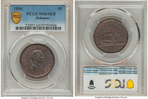 British Colony. George III Penny 1806 MS64 Red and Brown PCGS, Soho mint, KM1. One of the highest recorded grades for the type. From the Archipelago C...