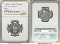 Ruanda-Urundi. U.N. Trust Territory aluminum Essai 5 Francs 1956-DB MS64 NGC, KM-E4, Bog-290. A refined salt-silver example of this type struck from f...