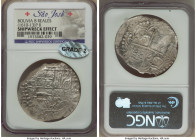Philip III "São José" Shipwreck Cob 8 Reales ND (1603-1612) P-R Shipwreck Effect NGC, Potosi mint, KM10, Cal-912. Grade 2. Displaying even corrosion o...