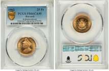 Mwambutsa IV gold Proof "Independence" 25 Francs 1962 PR66 Cameo PCGS, KM3. From the Archipelago Collection 

HID09801242017

© 2022 Heritage Auctions...