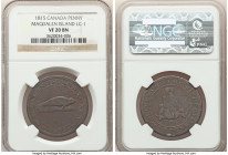 Magdalen Island Penny Token 1815 VF20 Brown NGC, KM-Tn1, LC-1. Issued by Sir Isaac Coffin. From the Archipelago Collection 

HID09801242017

© 2022 He...