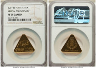 Republic gold Prooflike "Kroon Anniversary" 100 Krooni 2007 PL69 Cameo NGC, KM45. From the Archipelago Collection 

HID09801242017

© 2022 Heritage Au...