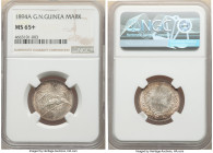 German Colony. Wilhelm II Mark 1894-A MS65+ NGC, Paris mint, KM5, J-705. A supremely gem one-year type which only very rarely comes meaningfully finer...