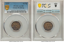 Anhalt-Bernburg. Viktor II Friedrich 6 Pfennig 1757 AU58 PCGS, KM16. From the Archipelago Collection 

HID09801242017

© 2022 Heritage Auctions | All ...