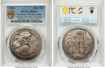 Weimar Republic silvered bronze "Hexentanzplatz" Token 2 Taler 1923 MS63 PCGS, Funck-537.18. From the Archipelago Collection 

HID09801242017

© 2022 ...