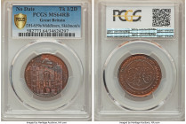 Middlesex. Skidmore's copper Token 1/2 Penny ND (c.1790) MS64 Red and Brown PCGS, D&H-659a. From the Archipelago Collection 

HID09801242017

© 2022 H...