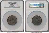 George IV white metal "Map of the World" Medal ND (c. 1820) MS65 NGC, KM-Unl., Eimer-1139b. 51mm. Possibly designed by T. Halliday and struck by Edwar...
