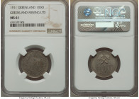 Greenland Mining Company 100 Ore Token 1911 MS61 NGC, KM-Tn3. Mintage: 5,000. From the Archipelago Collection 

HID09801242017

© 2022 Heritage Auctio...