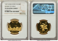 Special Administration Region gold Proof "Return to China" 1000 Dollars 1997 PR69 Ultra Cameo NGC, KM71. From the Archipelago Collection 

HID09801242...