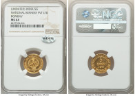 Bombay National Refinery gold 5 Gram ND MS64 NGC, KM-Unl. From the Archipelago Collection 

HID09801242017

© 2022 Heritage Auctions | All Rights Rese...