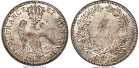 French Administration. Napoleon 10 Livres 1810 AU55 PCGS, KM1, Lec-14. A classic Napoleonic-era Crown displaying the typical striking weakness to the ...