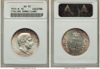 Italian Colony. Vittorio Emanuele III Rupia 1914-R AU55 ANACS, Rome mint, KM6. From the Archipelago Collection 

HID09801242017

© 2022 Heritage Aucti...