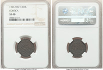 Corsica. General Pasquale Paoli 4 Soldi 1766 XF40 NGC, KM-C7. From the Archipelago Collection 

HID09801242017

© 2022 Heritage Auctions | All Rights ...