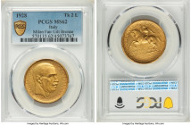 Vittorio Emanuele III gilt bronze "Milan Fair" Token 2 Lire 1928 MS62 PCGS, KM-Unl. From the Archipelago Collection 

HID09801242017

© 2022 Heritage ...