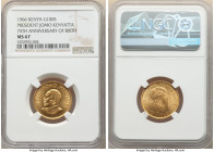 Republic gold "President Jomo Kenyatta 75th Birthday" 100 Shillings 1966 MS67 NGC, KM7. From the Archipelago Collection 

HID09801242017

© 2022 Herit...