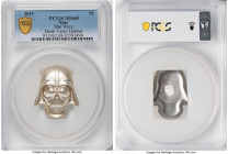 Elizabeth II "Star Wars - Darth Vadar Helmet" 5 Dollars (2 oz) 2019 MS68 PCGS, KM-Unl. Mintage: 5,000. Accompanied by original case of issue and COA. ...