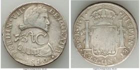 Danish Colony Counterstamped Dollar ND (1798-1813) XF (Cleaned, Scratched), KM-X5. 40mm. 25.92gm. Host: Mexico Ferdinand VII 8 Reales 1810 Mo-HJ (cf. ...