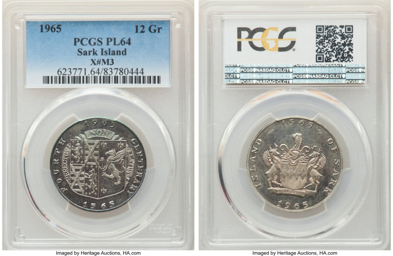 Feudalistic Society 3-Piece Certified Prooflike Set 1965 PCGS, 1) 4 Grams PL65 -...