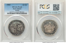 Feudalistic Society 3-Piece Certified Prooflike Set 1965 PCGS, 1) 4 Grams PL65 - KM-XM1 2) 7 Grams PL66 - KM-XM2 3) 12 Grams PL64 - KM-XM3 Accompanied...