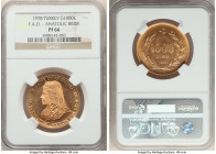 Republic gold "F.A.O. - Anatolic Bride" Proof 1000 Lira 1978 PR66 NGC, KM922. Mintage: 650. From the Archipelago Collection 

HID09801242017

© 2022 H...