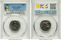 Republic Specimen 20 Cents 1988 SP67 PCGS, KM4. Unrecorded by the Standard Catalog in this finish. Ex. Kings Norton Mint Collection From the Archipela...